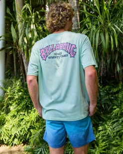 Billabong 73 Arch Short Sleeve T-Shirt Mist Green Hot