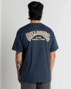 Billabong 73 Arch Short Sleeve T-Shirt Dusty Navy Clearance