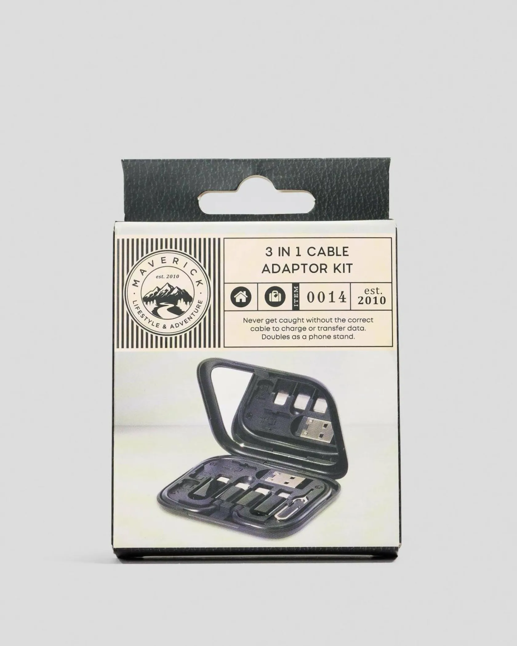 Get It Now 3 In 1 Multi Cable Adaptor Black Outlet