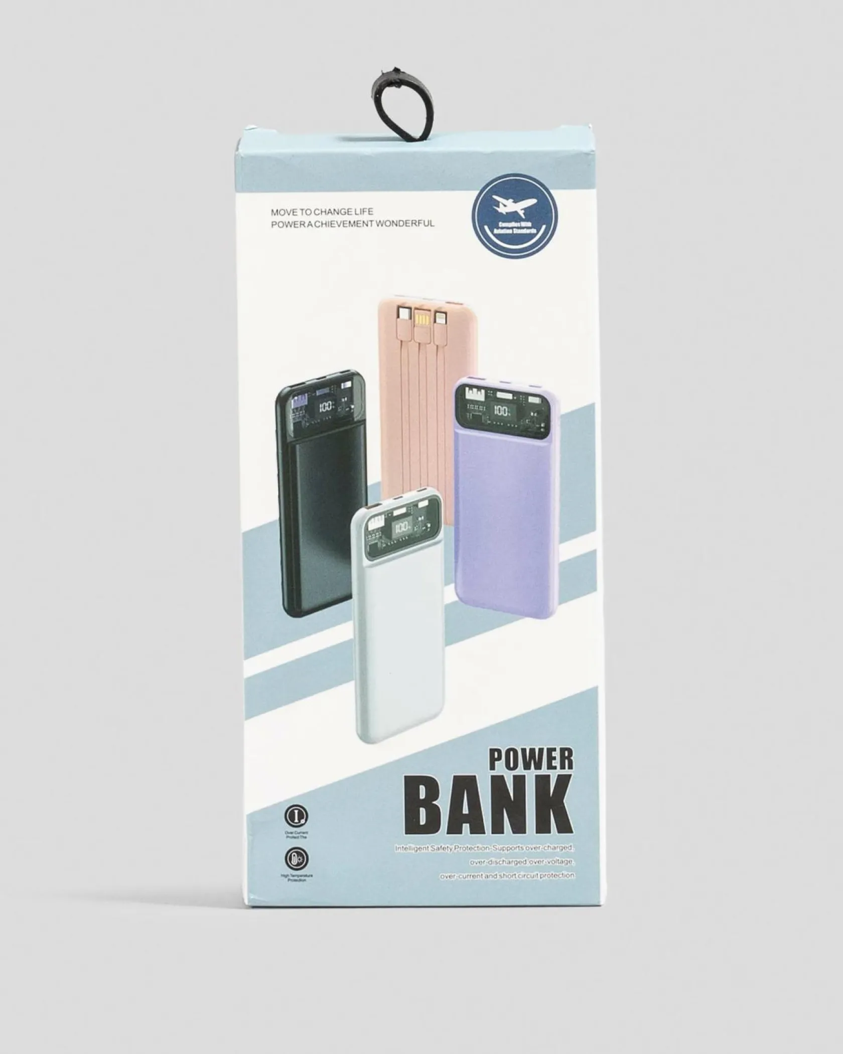 Get It Now 3 in 1 Portable Power Bank Charger Pink