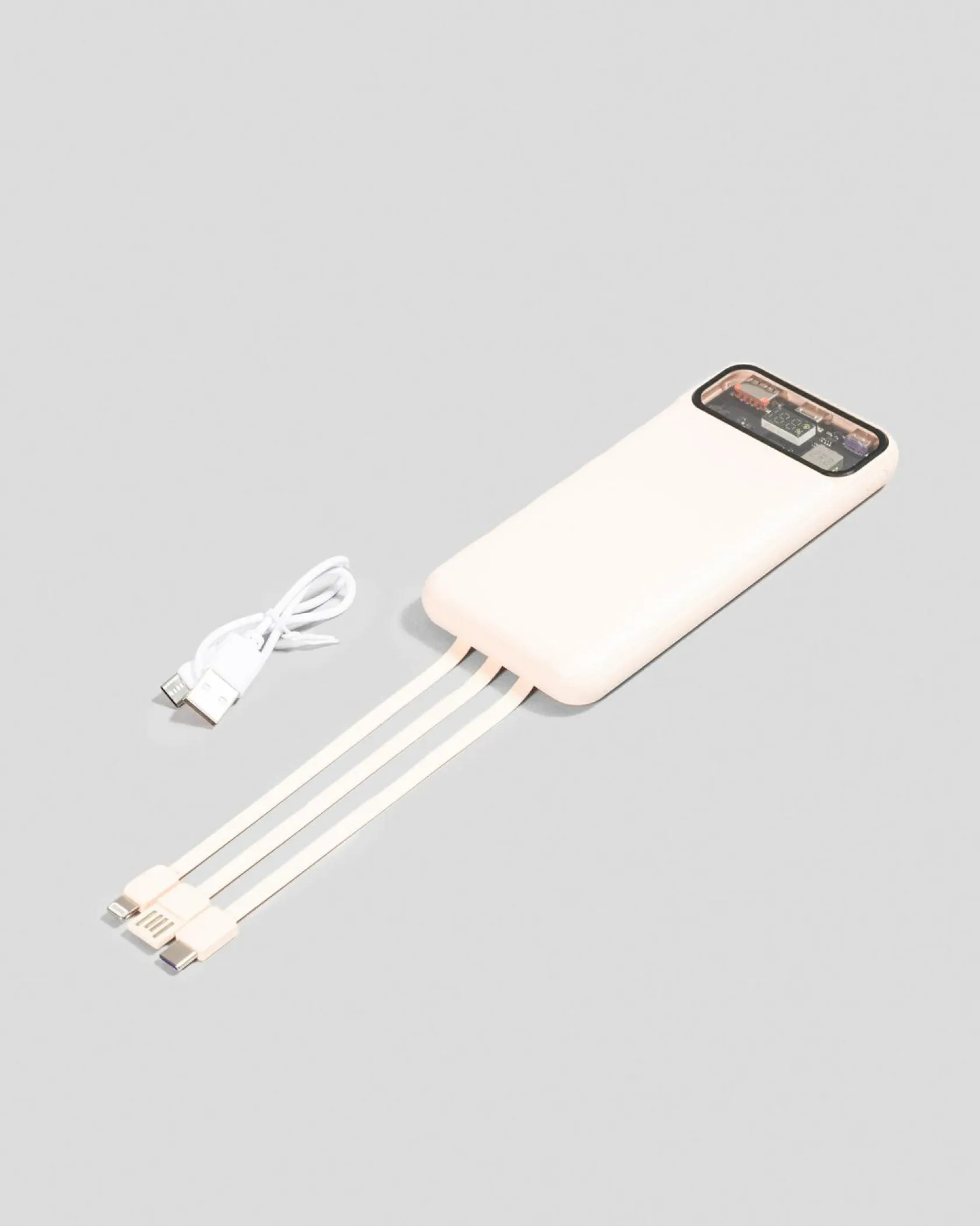 Get It Now 3 in 1 Portable Power Bank Charger Pink