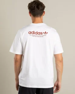 adidas 4.0 Logo T-Shirt White New