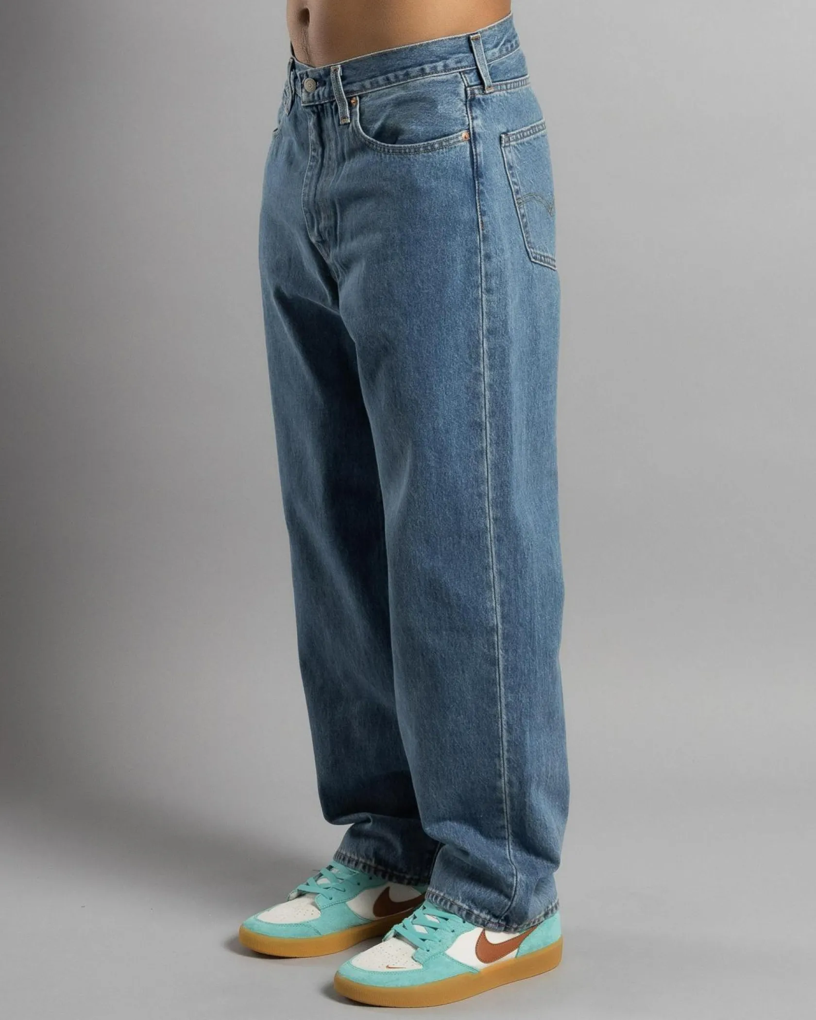 Levi's 568 Loose Straight Jeans Blue Essentials Outlet