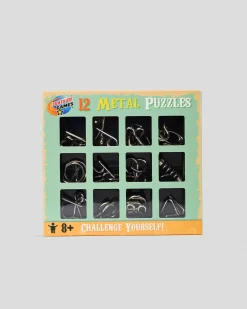 Get It Now 12 Metal Puzzles Silver Outlet