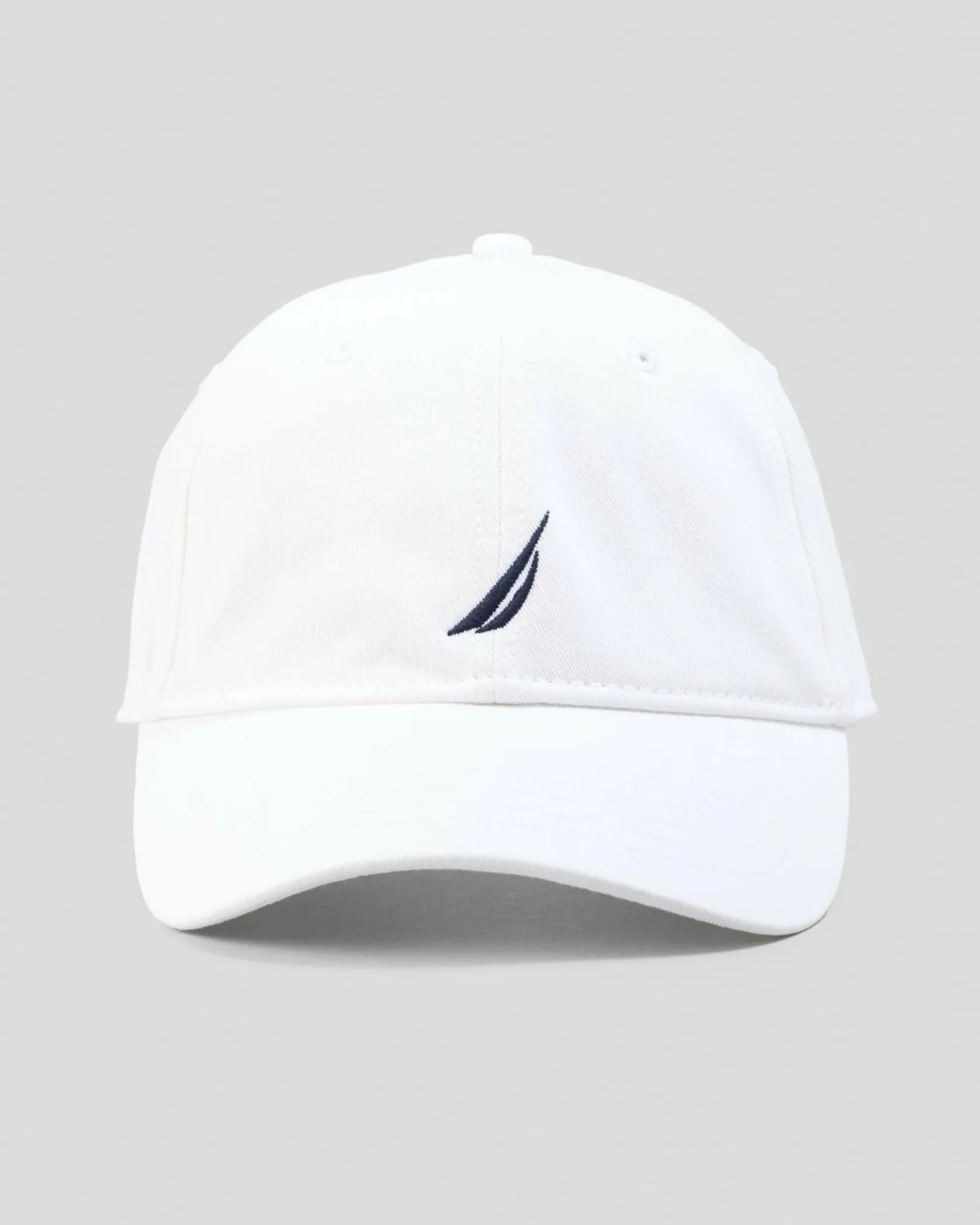 NAUTICA 6 Panel Buckle Cap True White New