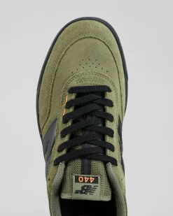 New Balance 440 Shoes Olive/black Clearance