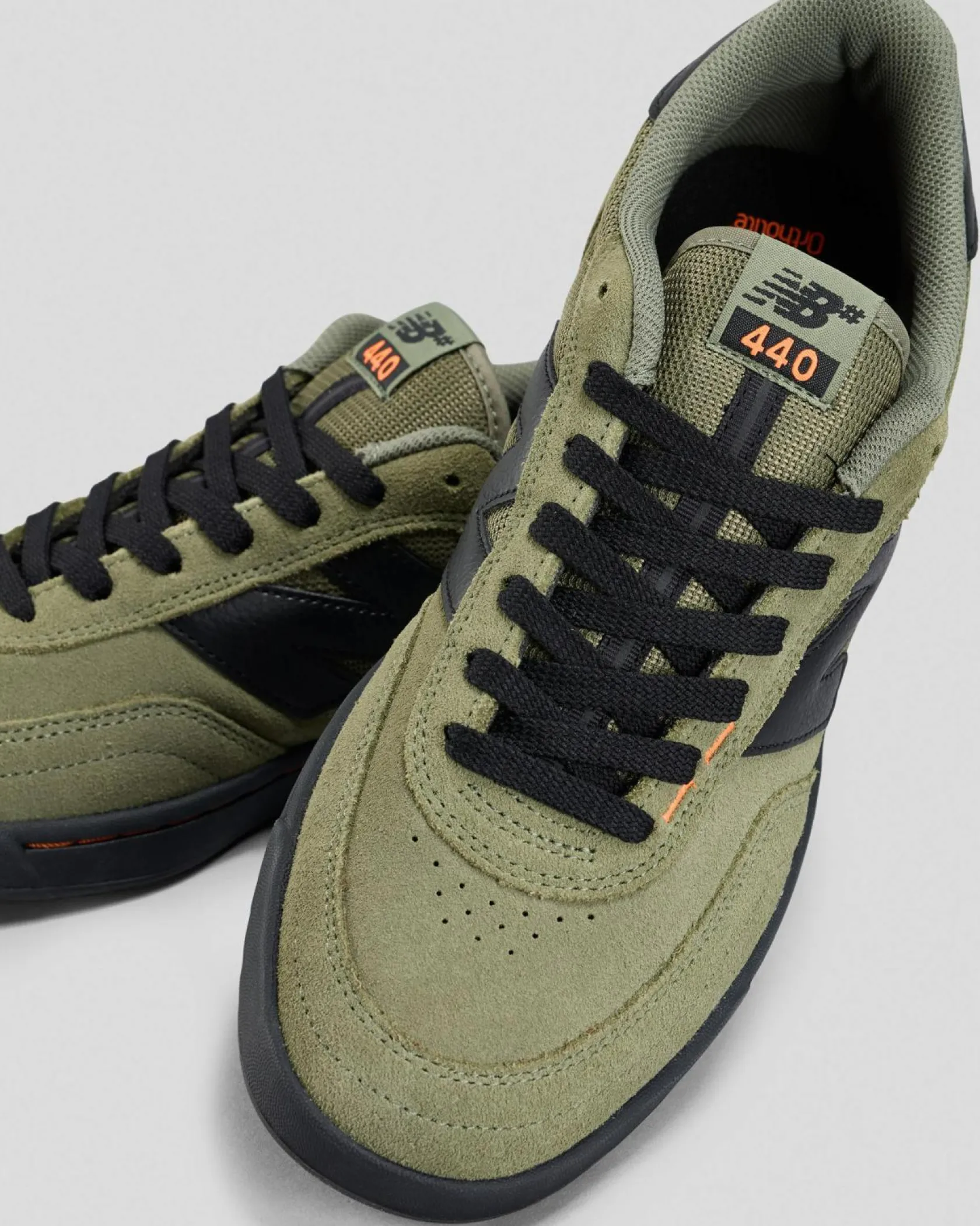 New Balance 440 Shoes Olive/black Clearance