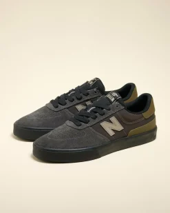 New Balance 272 Shoes Dark Grey/olive Suede Discount