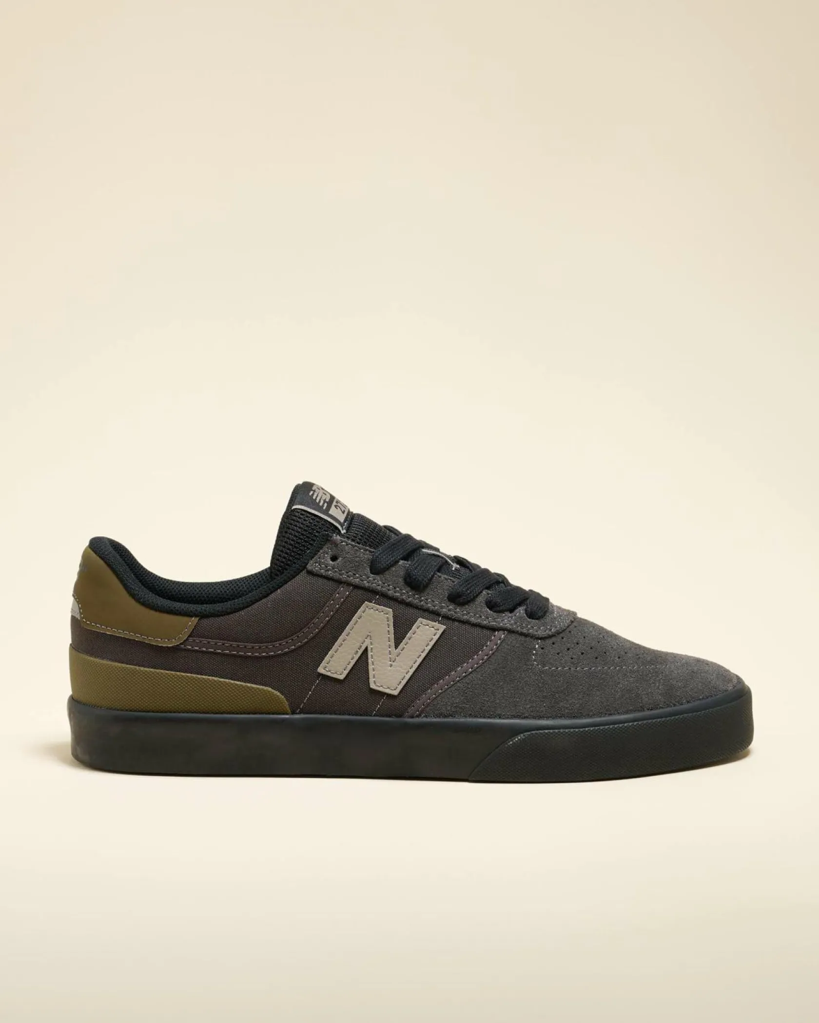 New Balance 272 Shoes Dark Grey/olive Suede Discount