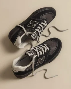 New Balance 574 Shoes Black/grey Clearance