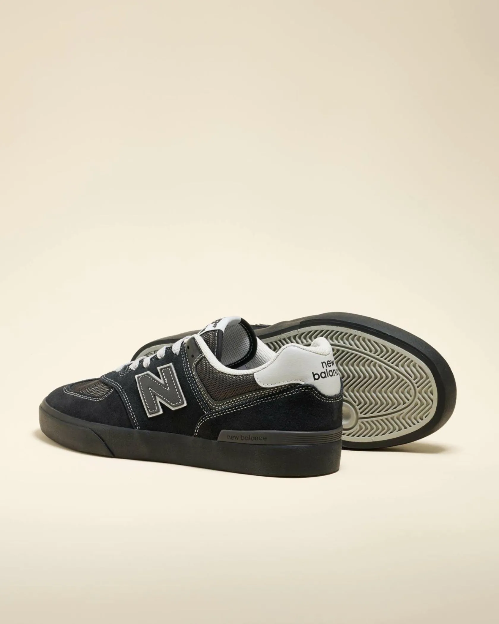 New Balance 574 Shoes Black/grey Clearance
