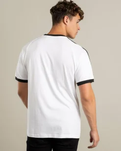 adidas 3 Stripes T-Shirt White Best