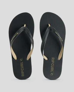 Rip Curl 2 Tone Bloom Open Toe Black/tan Hot