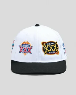 DC Shoes 30 Year Champion Snapback Cap White / Black Clearance