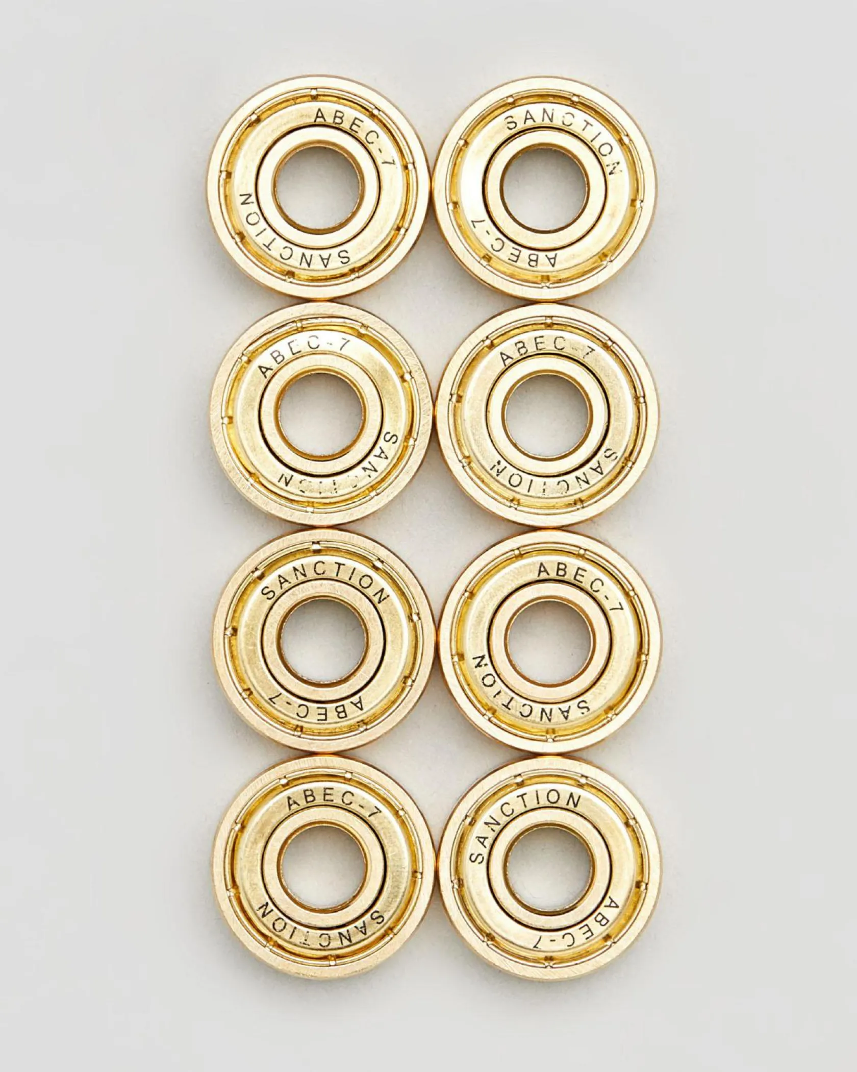 Sanction Abec-7 Bearings All Gold Best