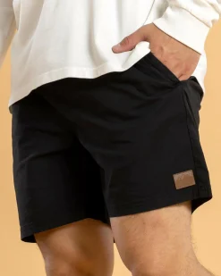 Lucid Active Elastic Waist Shorts Black Hot