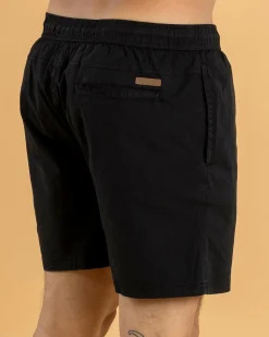 Lucid Active Elastic Waist Shorts Black Hot