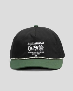 Billabong ADIV Strapback Cap Black/green New