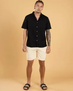 Skylark Advance Elastic Waist Shorts Cream Outlet