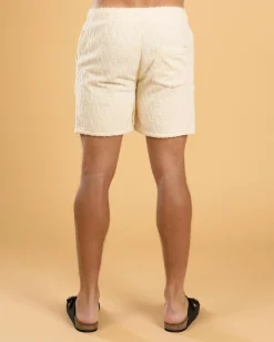 Skylark Advance Elastic Waist Shorts Cream Outlet