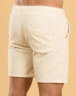 Skylark Advance Elastic Waist Shorts Cream Outlet