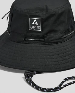 Lucid Adventure Wide Brim Hat Black Best
