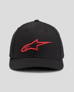 Alpinestars Ageless Curve Cap Black/red Outlet