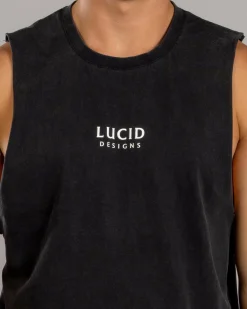 Lucid Aglow Muscle Tank Black Acid Online