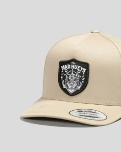 The Mad Hueys Ahoy Fkrs Snapback Cap Tan Clearance