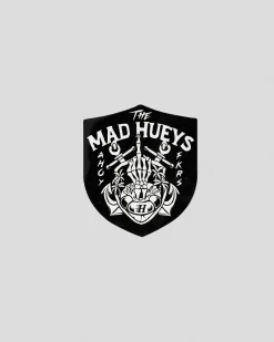 The Mad Hueys Ahoy Fkrs Sticker Black New