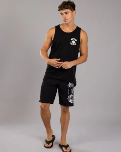 The Mad Hueys Ahoy Fkrs Storm Singlet Tank Black Best