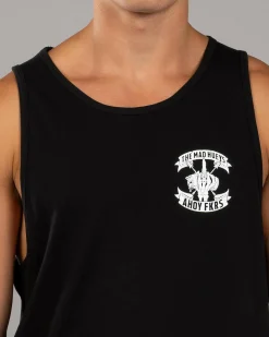 The Mad Hueys Ahoy Fkrs Storm Singlet Tank Black Best