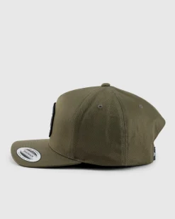 The Mad Hueys Ahoy Fkrs Storm Snapback Cap Olive Clearance
