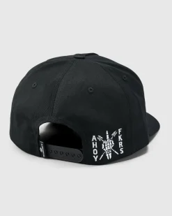 The Mad Hueys Ahoy Fkrs Storm Snapback Cap Black Outlet