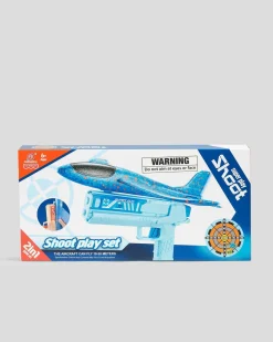 Get It Now Airplane Glider with Launcher Blue Best