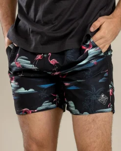 Skylark Alcove Elastic Waist Board Shorts Black Outlet