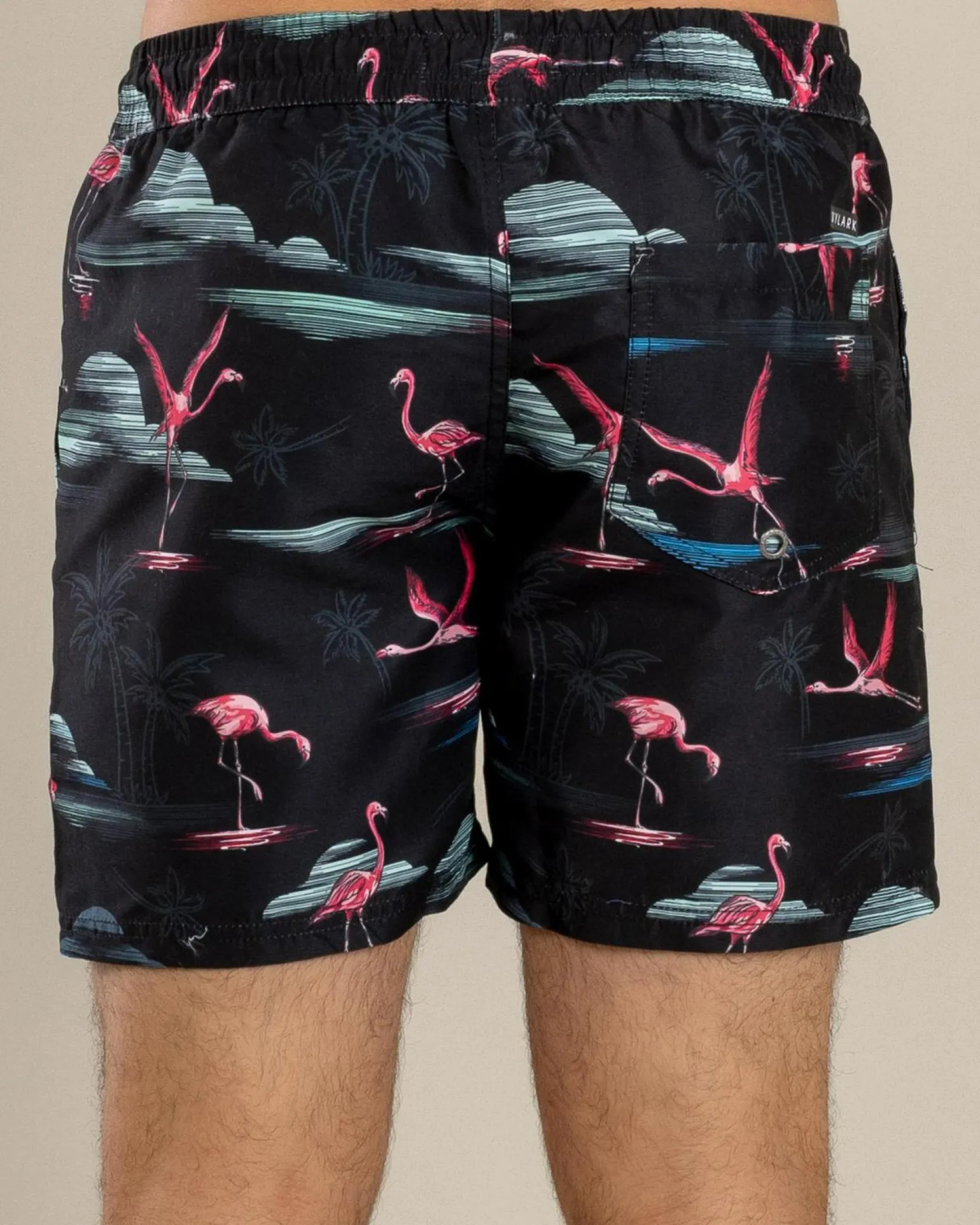 Skylark Alcove Elastic Waist Board Shorts Black Outlet