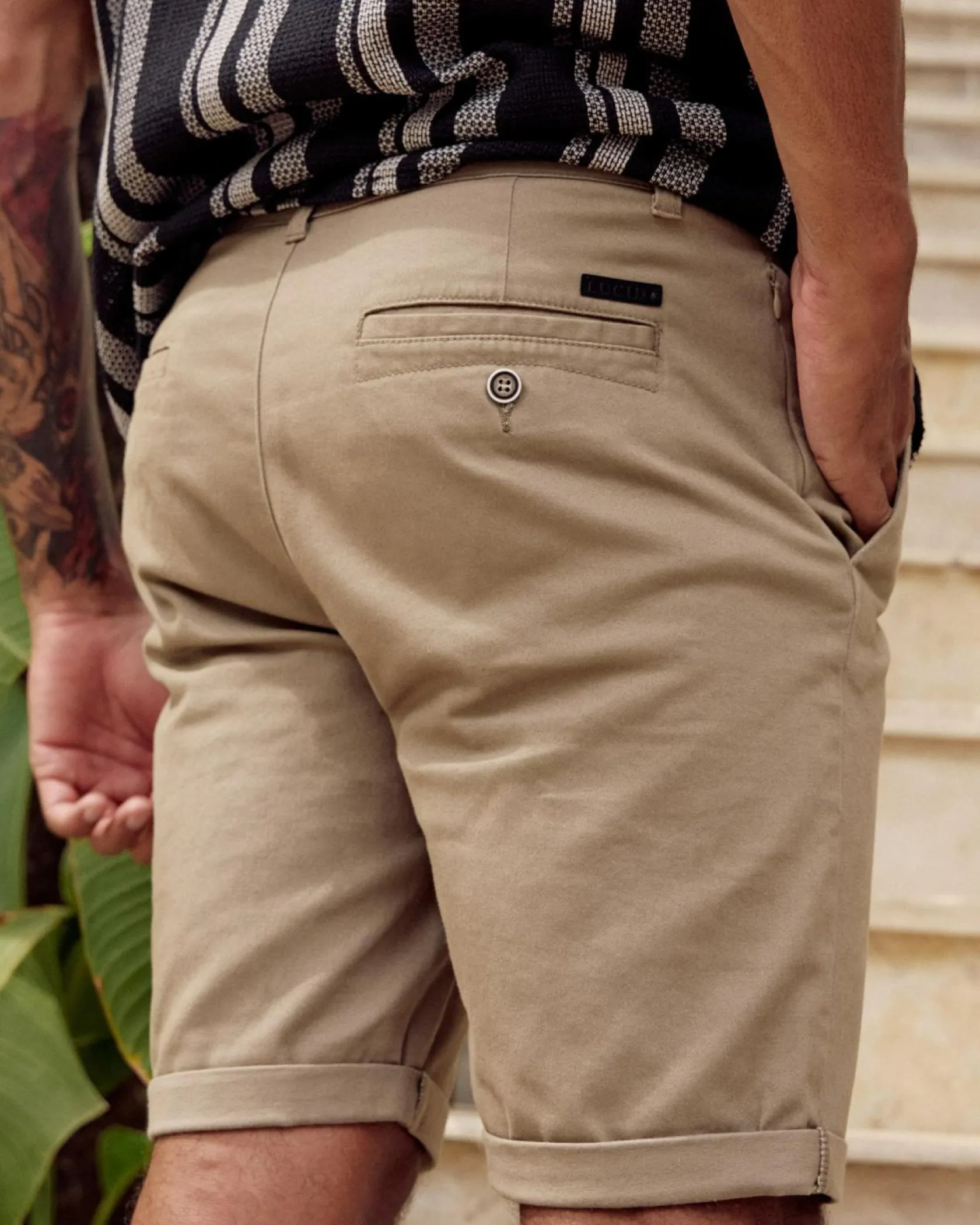Lucid Align Chino Walk Shorts Sage Outlet