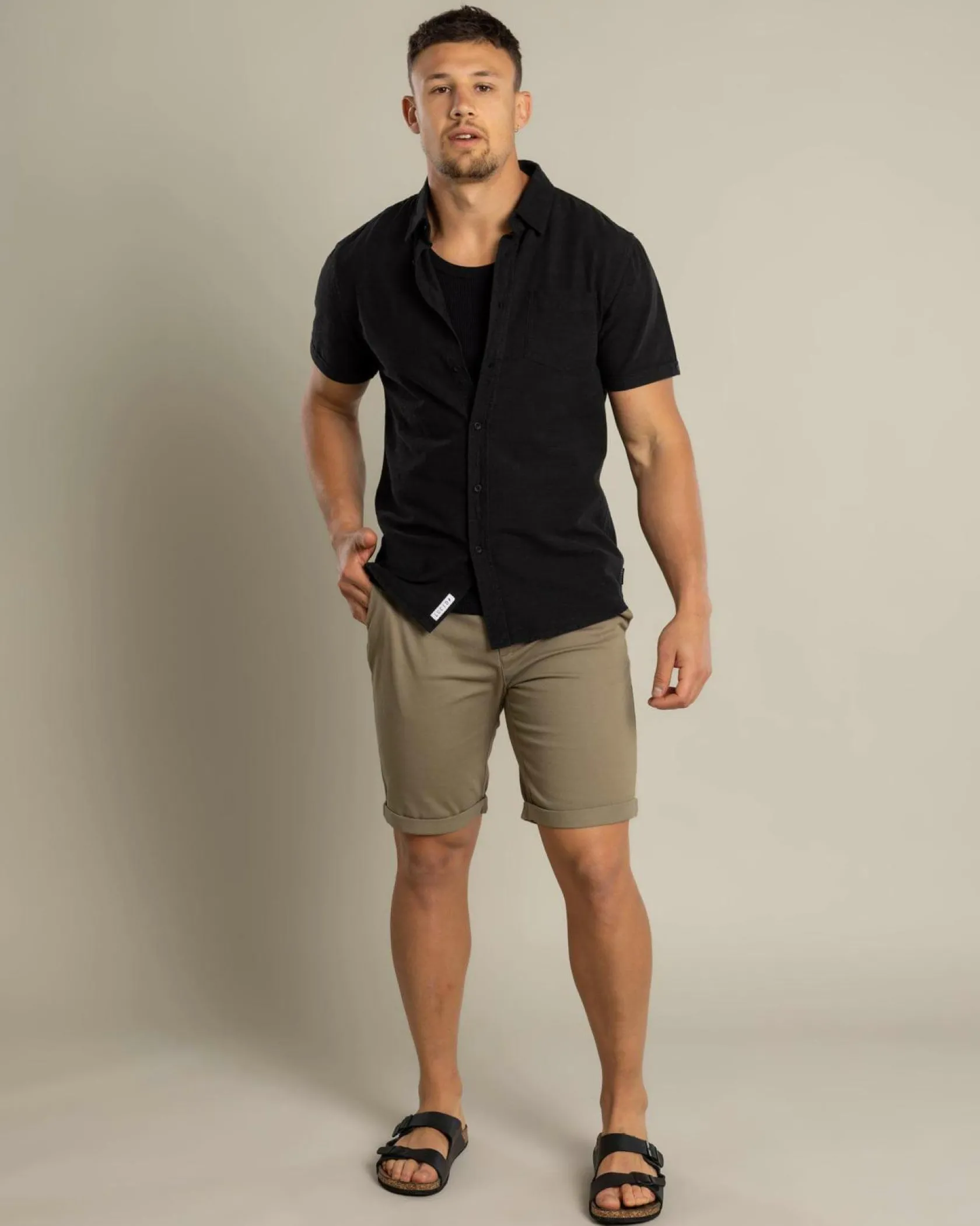Lucid Align Chino Walk Shorts Sage Outlet