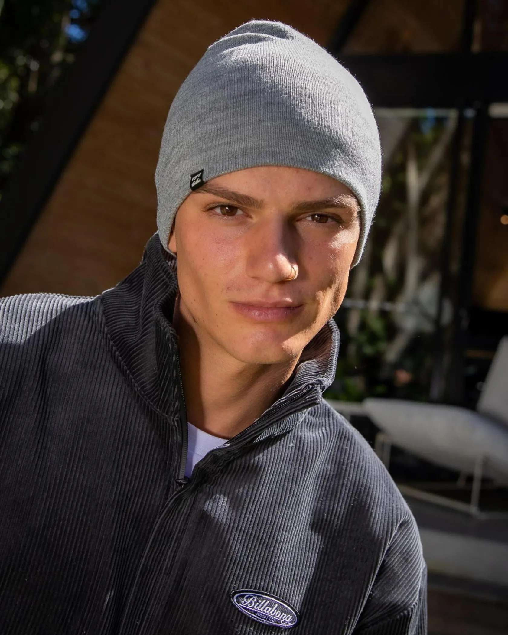 Billabong All Day Beanie Grey Heather Hot