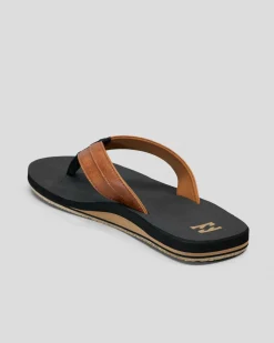 Billabong All Day Impact Thongs Black/tan
