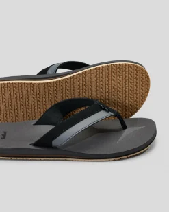 Billabong All Day Impact Thongs Charcoal Clearance