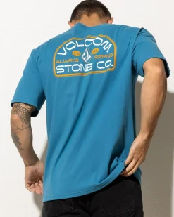 Volcom Always Ripping T-Shirt Coronet Blue Online