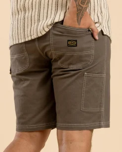 RVCA Americana Carpenter Shorts Mushroom Outlet