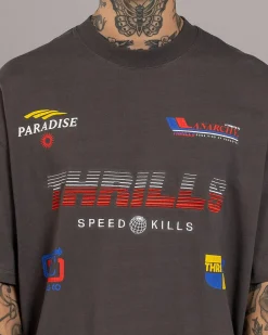 Thrills Anarchy In Paradise Box Fit T-Shirt Merch Black Discount