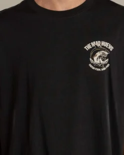The Mad Hueys Anchor Shark T-Shirt Vintage Black Discount