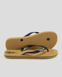Salty Life Anchors Thongs Tan/black Online