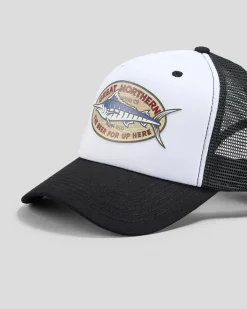 Great Northern Angler Trucker Cap White Hot
