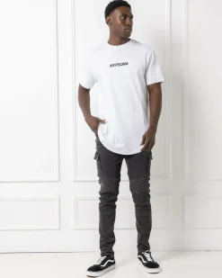 Nena & Pasadena Anlantic Dual Curved T-Shirt Optical White Hot
