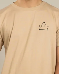 Lucid Aperture T-Shirt Sand Hot